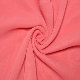 Plain Chiffon Hijab - Coral Pink